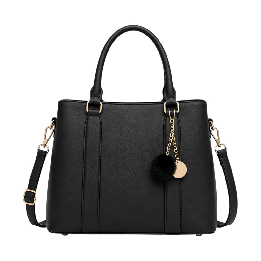 Belori Black Charm Women’s Satchel Handbag