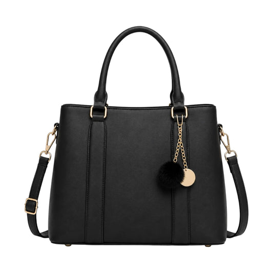 Belori Black Charm Women’s Satchel Handbag