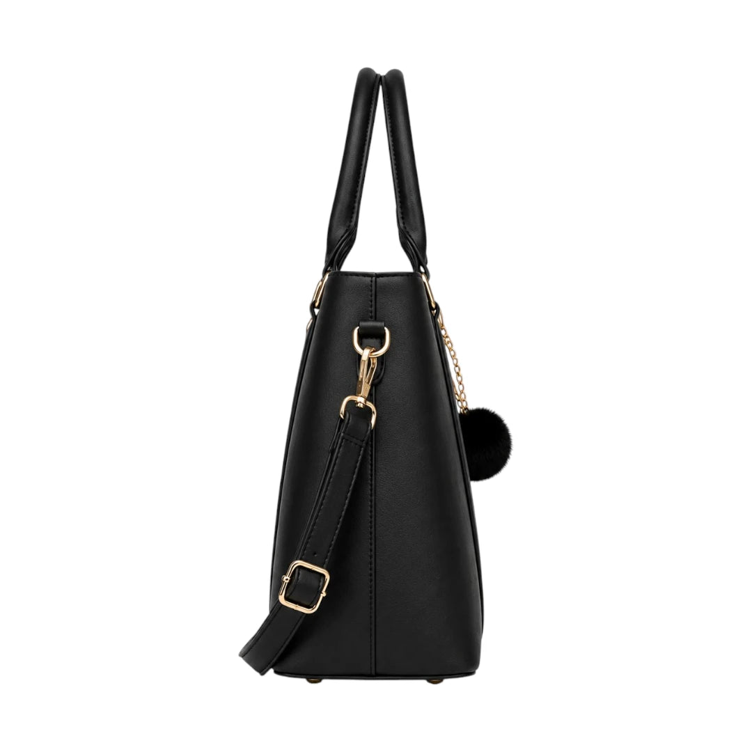 Belori Black Charm Women’s Satchel Handbag