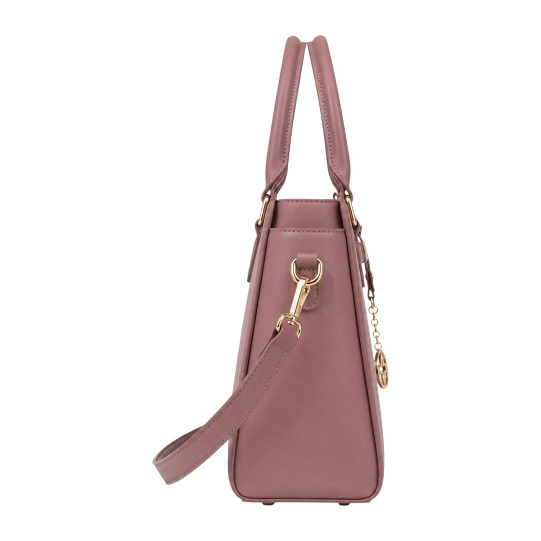 Belori Mauve Avenue Women’s Satchel Handbag