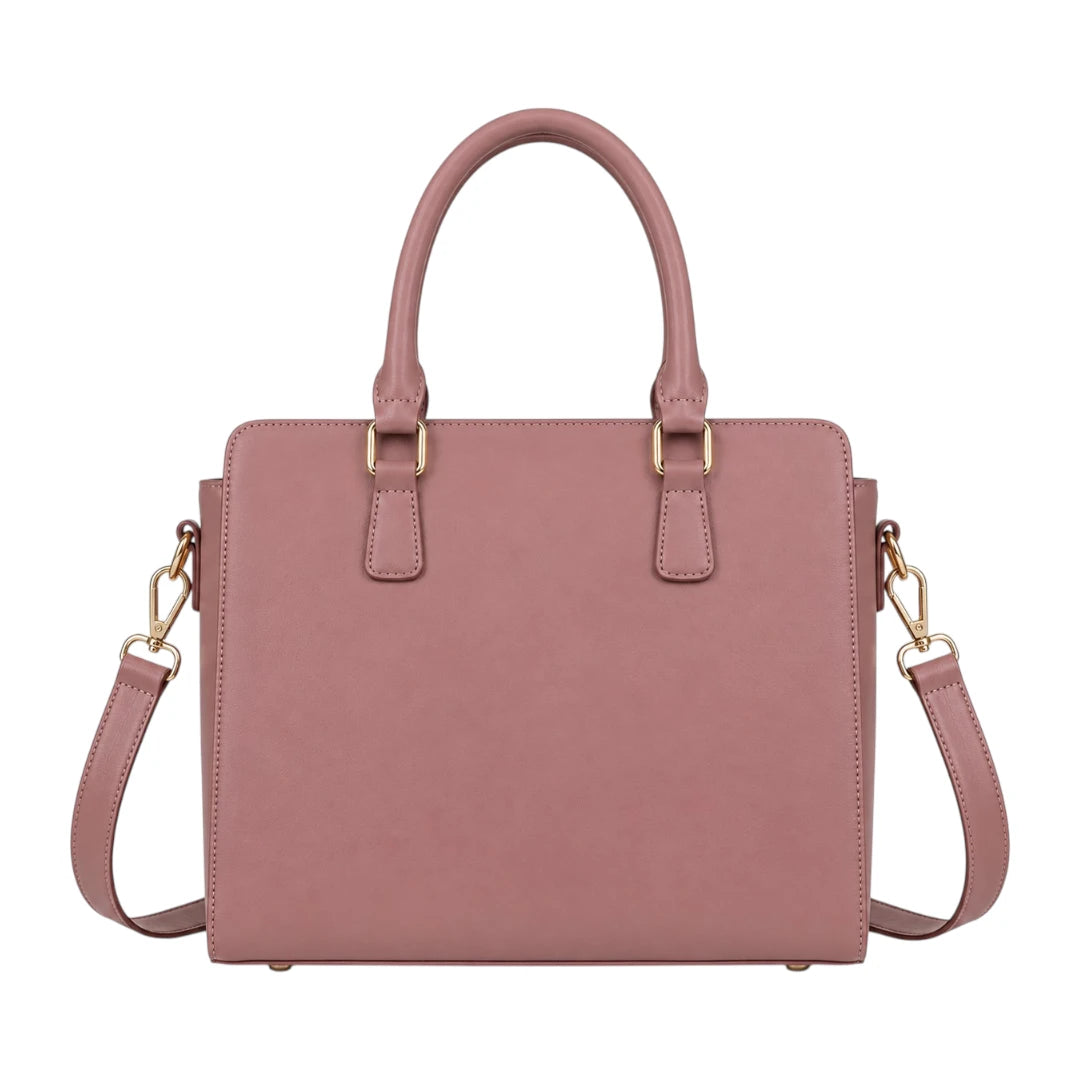 Belori Mauve Avenue Women’s Satchel Handbag