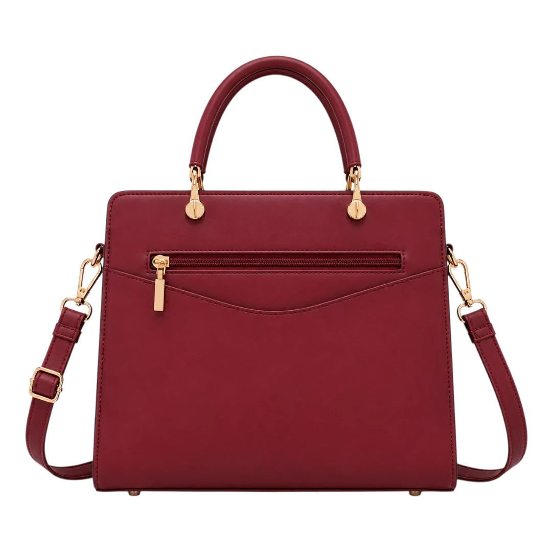 Belori Red Line Women’s Satchel Handbag
