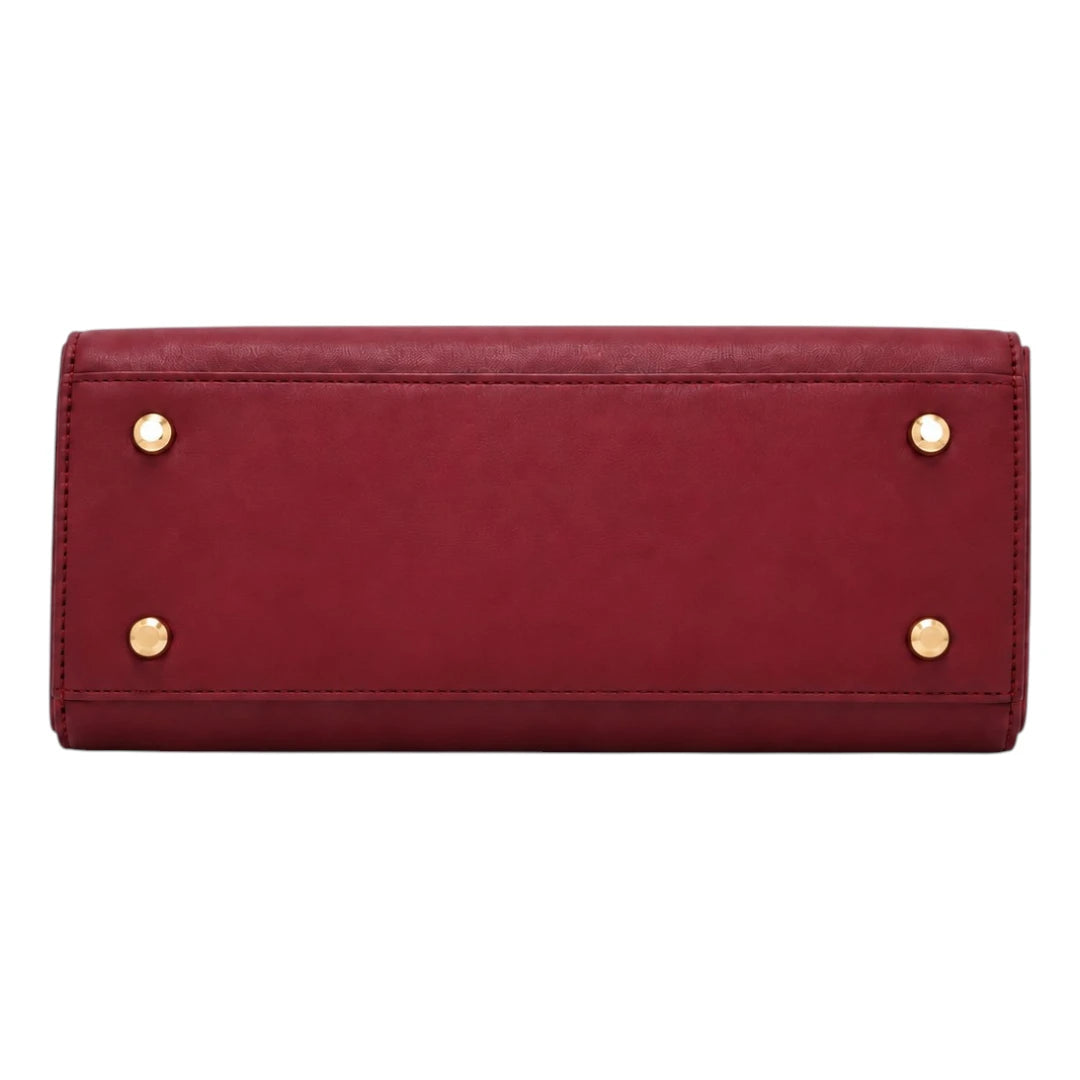 Belori Red Line Women’s Satchel Handbag